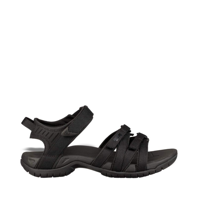 Teva Womens Tirra Sandal, Color: Black/Black, Size: 6 (4266-BKBK-06)